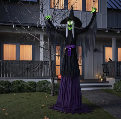 Halloween towering witch - 9’,