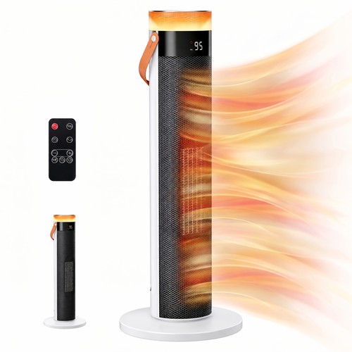 Inch ceramic tower heater - inch,